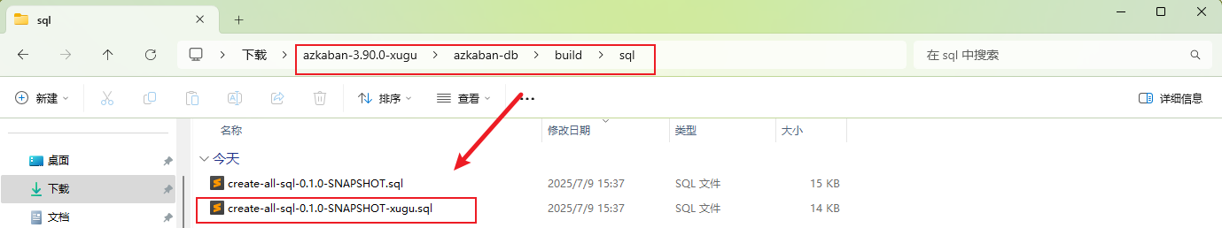azkaban-db数据库SQL文件